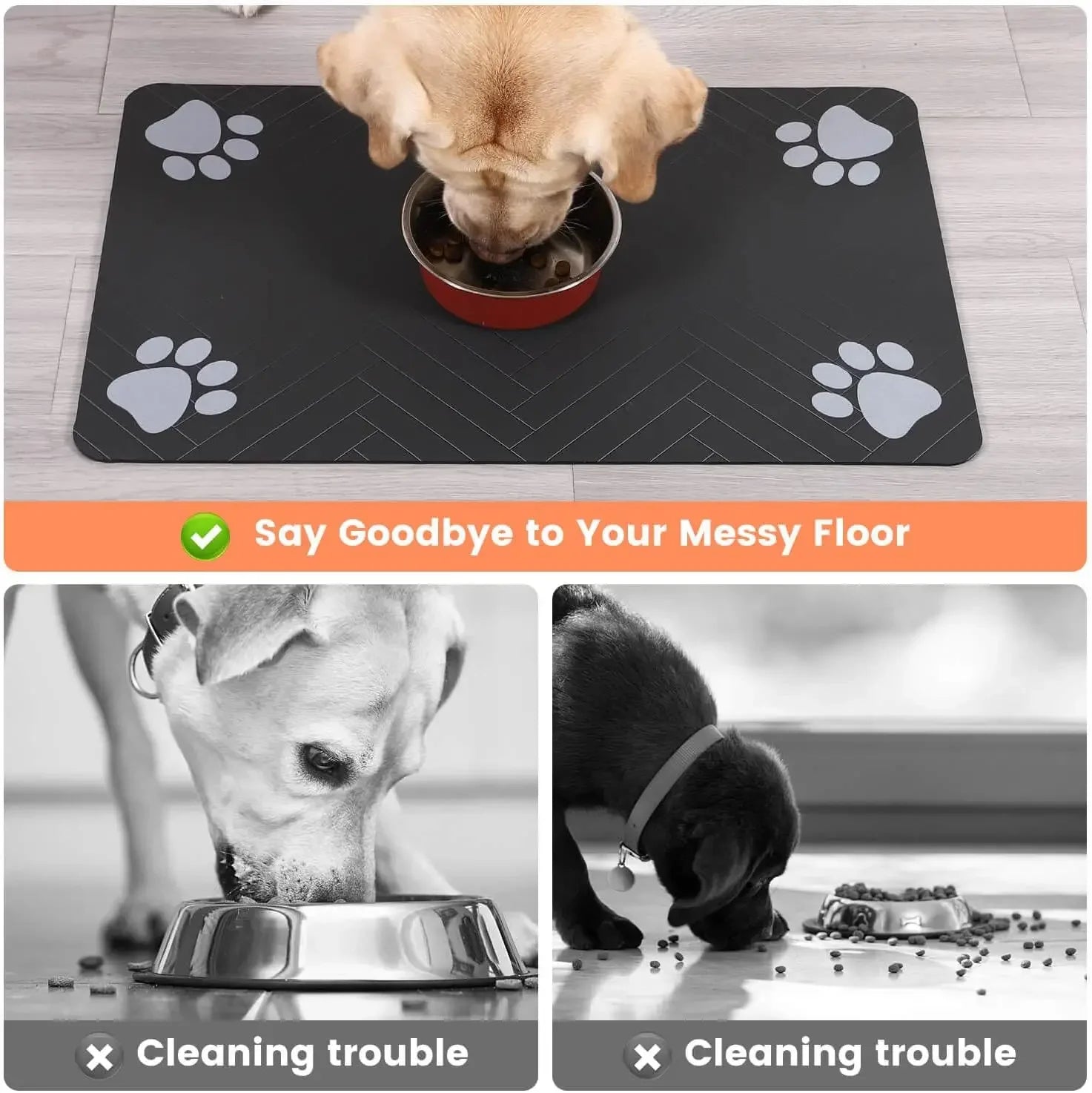Saugstarke Futtermatte für Hunde & Katzen