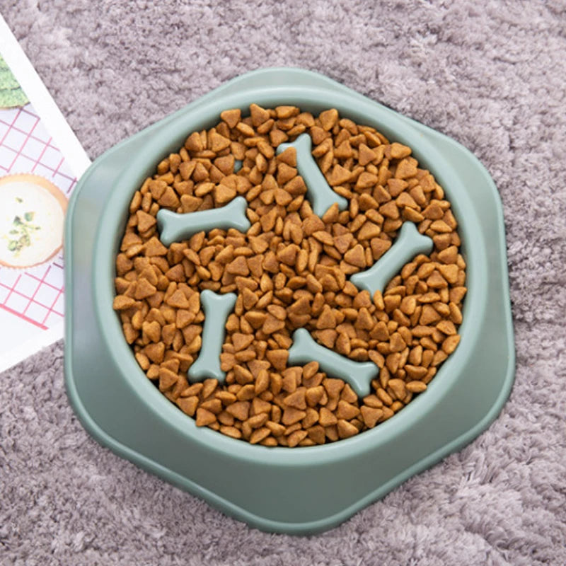 Anti-Schling-Napf für Hunde | Slow Feeder gegen hastiges Fressen